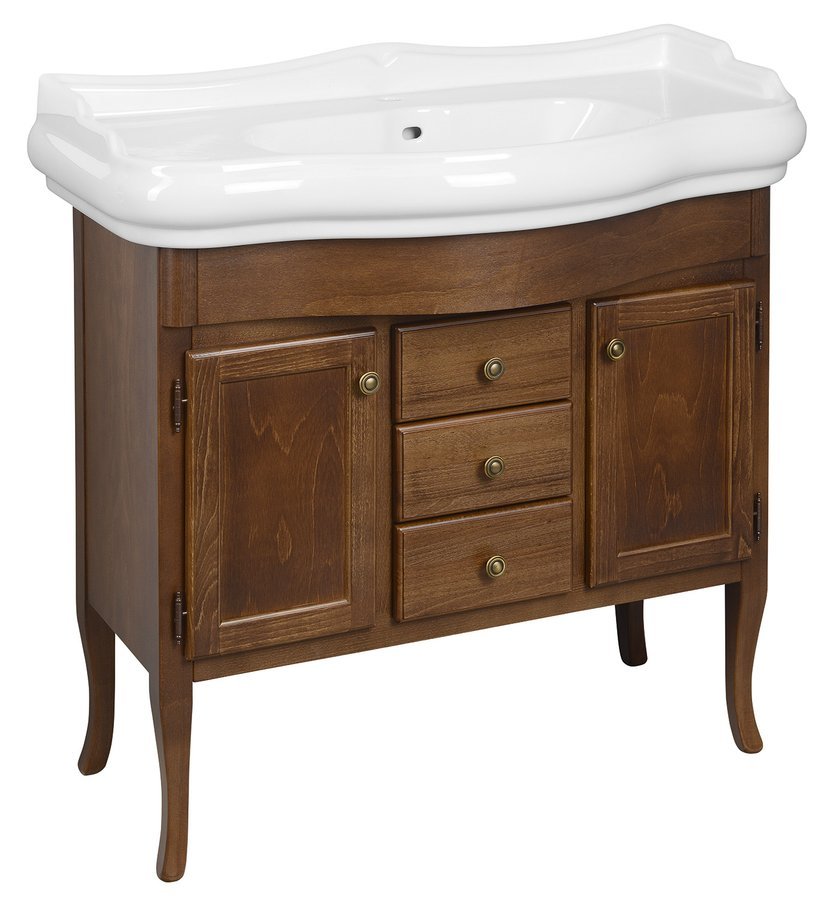 RETRO Vanity Unit 89x80x48cm, bukev