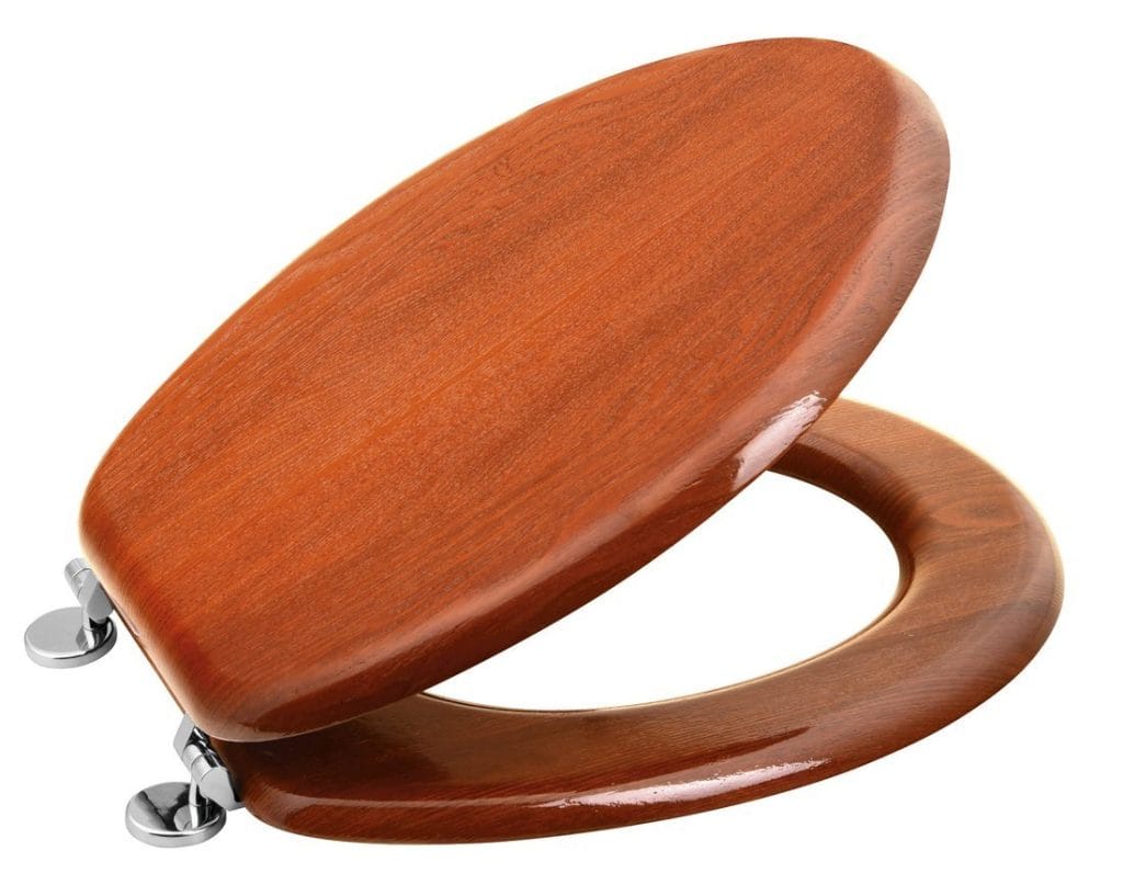 WC sedež AQUALINE, češnjev les