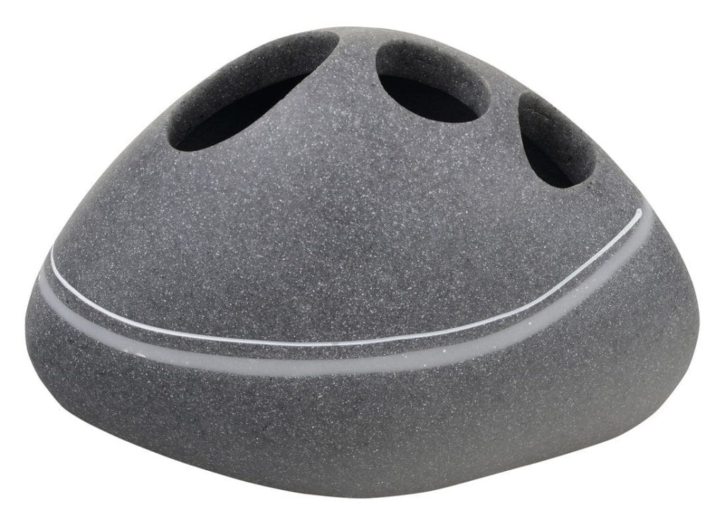 LITTLE ROCK Prostostoječe držalo za zobne ščetke, sivo