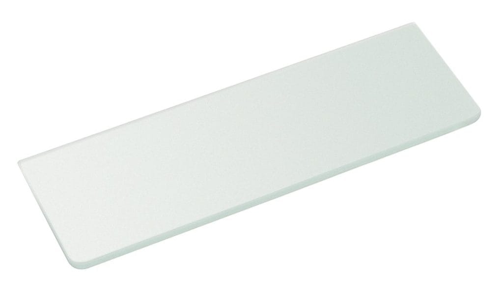 Steklena polica 200x100x8 mm, matirano steklo