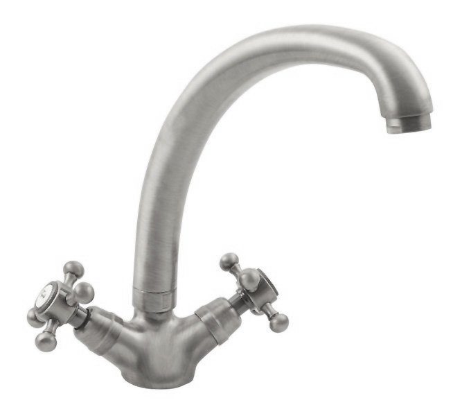 ANTEA Kuhinjska mešalna pipa (H) 265 mm, brušeni nikelj