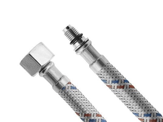 Prilagodljiva cev iz nerjavečega jekla M8x3/8", (L) 40 cm