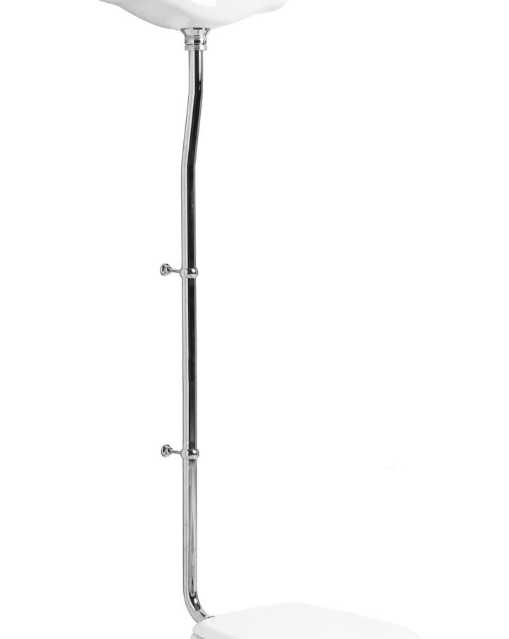 WALDORF Visoka cev splakovalnika, krom