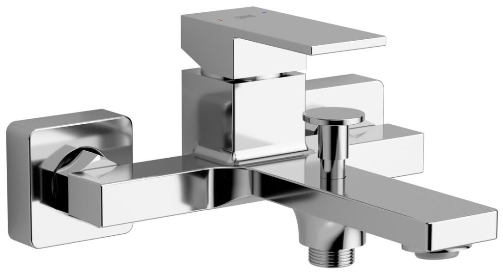 CUBEMIX concealed bath mixer tap, chrome