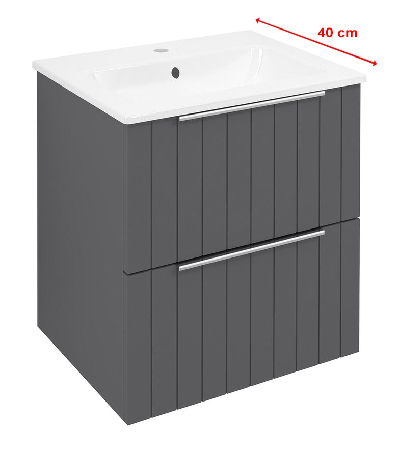 CIRASA Vanity Unit 48x54x39cm, carina strip