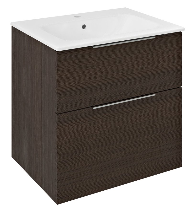 CIRASA Vanity Unit 59,2x64x46cm, Borovinasta rustikalna