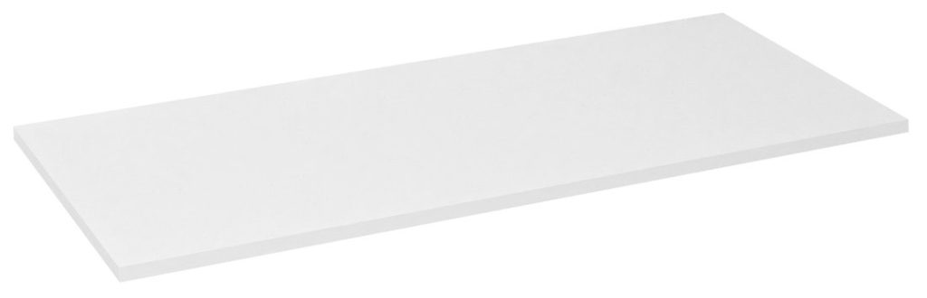 Deska DTDL 830x18x440 mm, bela sijajna