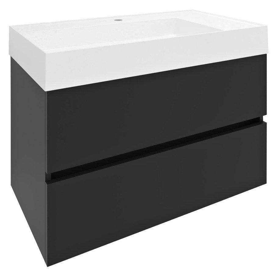 ODETTA Vanity Unit 82x50x43,5cm, antracit mat