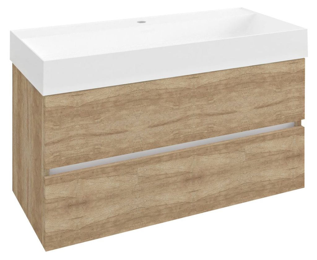 ODETTA Vanity Unit 95x50x43,5cm, hrast Alabama
