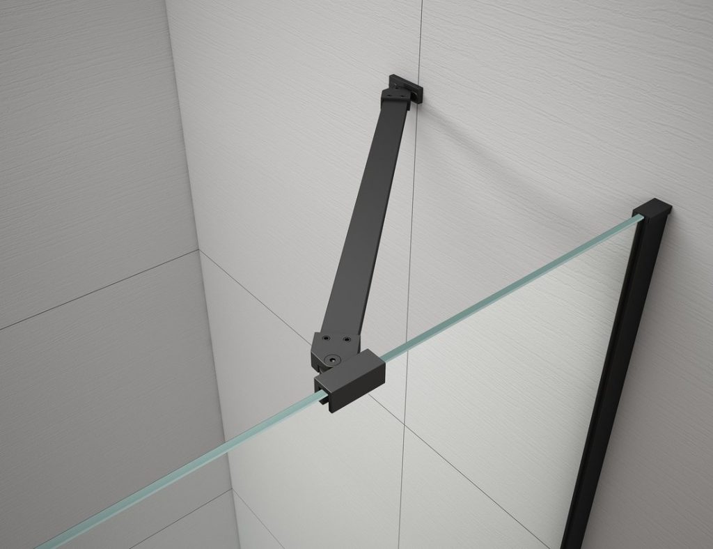 Stenski profil in nosilna palica FISA, črna mat barva