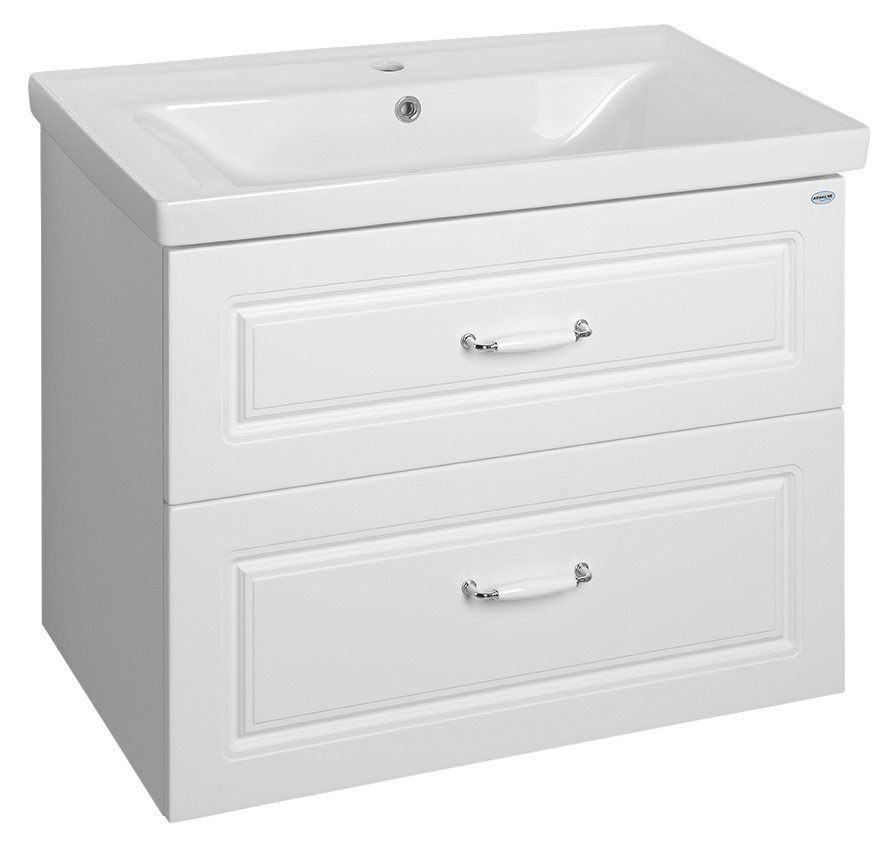 FAVOLO Vanity Unit 76,5x60x44,6cm, bela mat