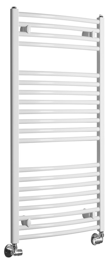 Kopalniški radiator ORBIT s stranskim priključkom 450x960 mm, bela