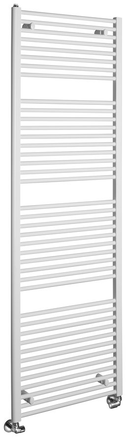 Kopalniški radiator DIRECT s stranskim priključkom 600x1850 mm, bel