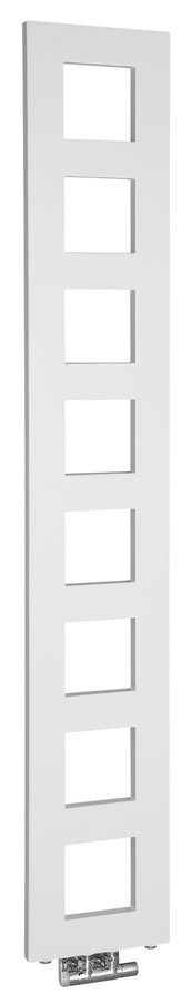 BLOCK kopalniški radiator 280x1750 mm, bela mat