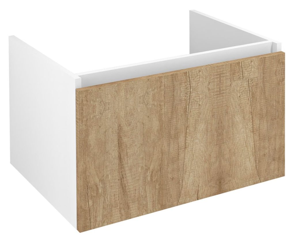 LOREA omarica za umivalnik 70x44x51,2cm, 1x predal, hrast alabama/bela mat