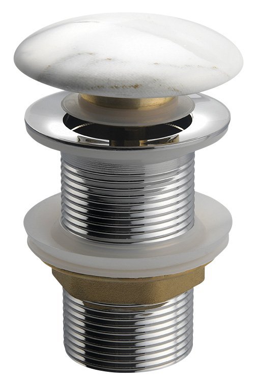 DALMA odtok za umivalnik 5/4", click-clack, carrara