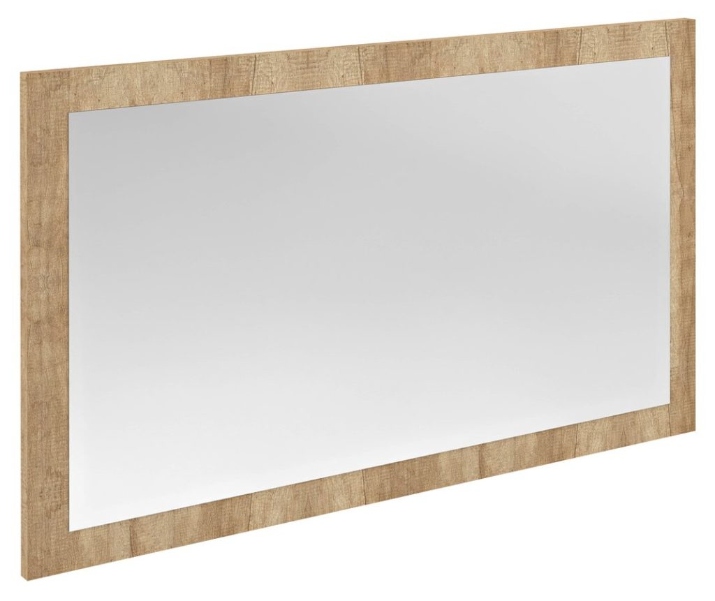 NIROX ogledalo z okvirjem 100x60cm, hrast Alabama