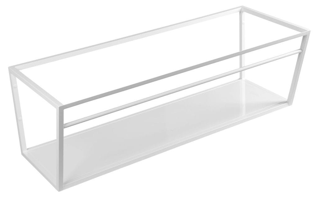 SKA konzola pod umivalnik/pod pult 1200x400x460mm, bela mat, z belo polico iz MDF