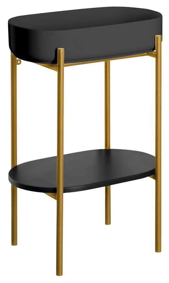 PUNO podstavek z umivalnikom 550x860x360mm, zlata mat