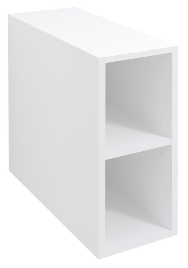 WAVE omara s spodnjo polico 20x45x47,8cm, bela sijajna